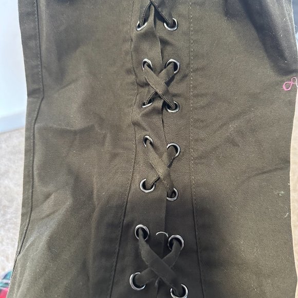 Ankle Detail Lace Up Pants Boundless North - Picture 3 of 6